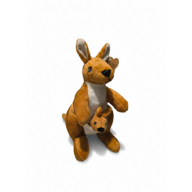 Peluche Kangourou marron