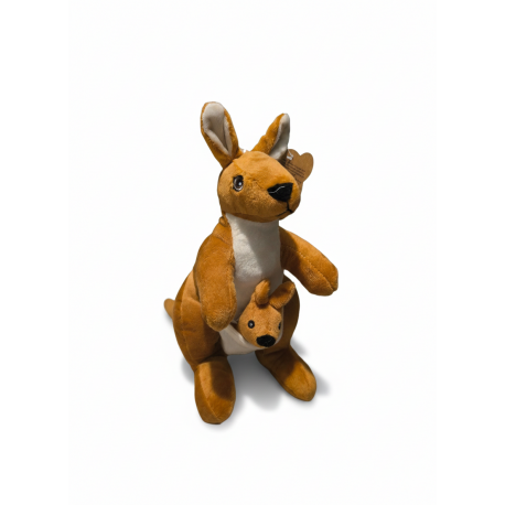 Peluche Kangourou marron